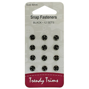 Snap Fasteners – Black