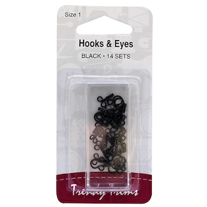 Hooks & Eyes – Black