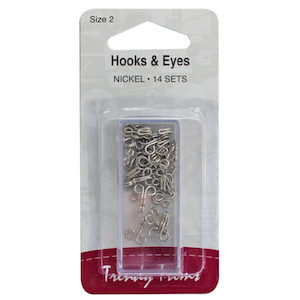 Electrical goods: Hooks & Eyes – Nickel