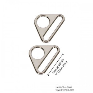 By Annie – 1″ Triangle Ring 2pk