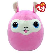 Toy: TY Squishy Beanies Lana Pink Llama 35CM