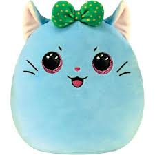 Toy: TY Squishy Beanies Kirra Cat With Bow 35CM