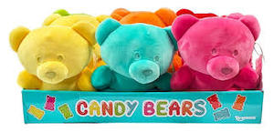 CANDY BEARS 8" Plush Assortment