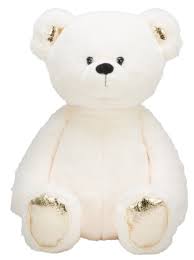 Toy: Russ Crackle Bears 14 Inch White