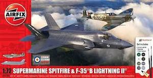 Toy: Airfix 1:72 Supermarine Spitfire And F-35 B Lightning II