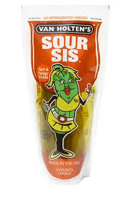 Toy: Van Holten's Sour Sis Tart & Tangy Pickle In a Pouch