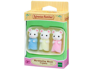 Toy: Sylvanian Families Marshmallow Mouse Triplets 5337