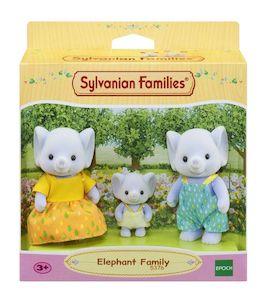 Sylvanian Families Elephant Family 3 Pack 5376