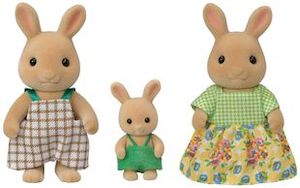 Sylvanian Families Sunny Rabbit Family 3 Pack 5372