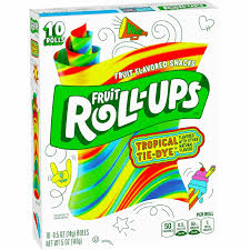 Toy: Fruit Roll-Ups Tropical Tie-Dye 5 oz / 141g