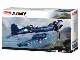 Sluban B1109 Ww2 Corsair Fighter 550pc