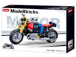 Sluban B0958 Model Bricks Motorcycle 197pc