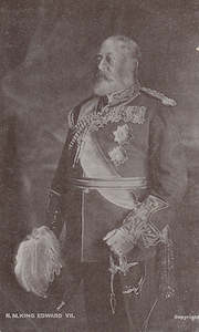 ROYALTY UK KING EDWARD VII POSTCARD