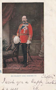 World Postcards: ROYALTY BRITISH KING EDWARD VII POSTCARD