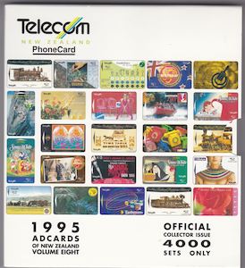 Telephone Cards: ADCARDS VOLUME 8 1995 TELECOM PHONE CARD PACK