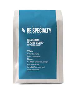 Coffee: Be Specialty Seasonal House Blend (espresso)