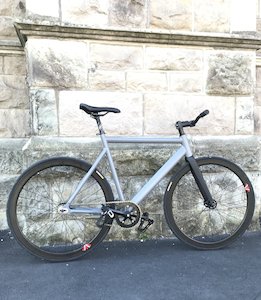 Bicycle and accessory: BC 19-03 Custom Stone Grey Aluminium - BESPOKED CYCLES