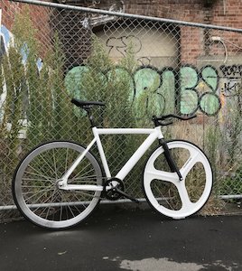 BC - 222 White Aluminium - BESPOKED CYCLES