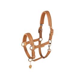 Headcollar douple pin Faux Leather Platinum 23