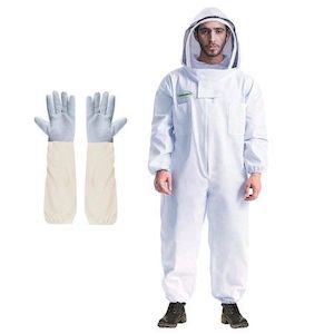 Professional Beekeeper Suit Bee Outfit with Gloves and Ventilated Hood for Maxim…