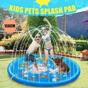 Water Toy Play Mat Sprinkler Beach Pool Dog Game Centre Pad Splash Spray Outdoor…