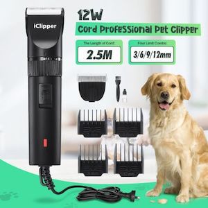 Homewares: Dog Grooming Clipper Kit Pet Cat Haircut Puppy Hair Trimmer Cutter Animal Shaver Professional Cord