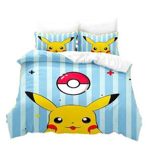 3 Piece 180 200cm Anime Bedding Set 1 Duvet Cover 2 Pillowcases Ultra Soft Comfo…