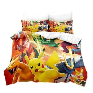 3 Piece 180 200cm Anime Bedding Set 1 Duvet Cover 2 Pillowcases Ultra Soft Comfo…