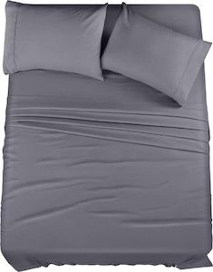 Bedding Sheets Set 4 Piece Bedding Brushed Microfiber Shrinkage and Fade Resista…