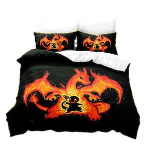 3 Piece 180 200cm Anime Bedding Set 1 Duvet Cover 2 Pillowcases Ultra Soft Comfo…