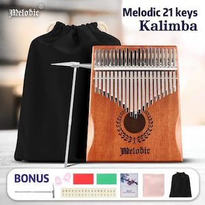 Homewares: 21 Key Kalimba Thumb Piano Finger Mbira Kids Adults Instrument