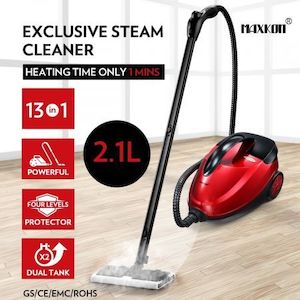 Homewares: Maxkon 2.1L Steam Cleaner Mop 13-in-1 High Pressure Floor Window Carpet Steamer