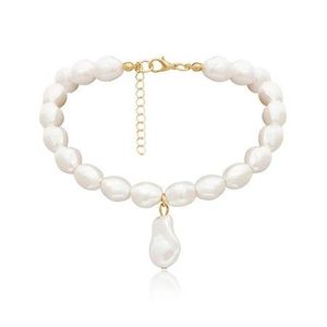 White Pearl Choker Necklace