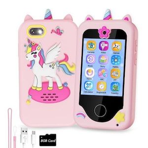 Kids Smart Phone with Dual Cameras, Games, Music, and Touch Screen for Playful L…