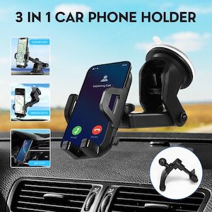 Car Mount Phone Holder Auto Vehicle Cellphone Automobile iPhone Grip Telescopic …