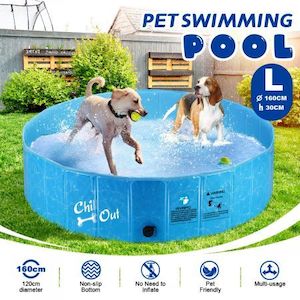 Homewares: Pet Swimming Pool Dog Paddling Portable Bath Tub Foldable for Cat Pet L Size