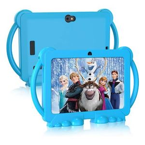 Homewares: 7 Inch Kids Tablet, 32GB ROM Android 11.0, Toddler Tablet with Bluetooth, WiFi, GMS, Parental Control, Dual Camera, Shockproof Case, Educational, Games (Blue)