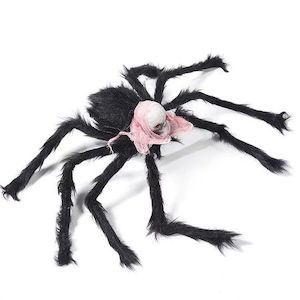 Fall Decor Halloween Simulation Skull Big Spider 75cm Plush Spider Ornament Mapl…