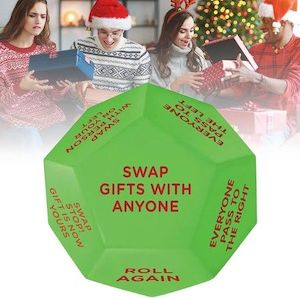 Santa Swap Gift Exchange Dice Game,Christmas Games for Family, Exchange Dice Gam…