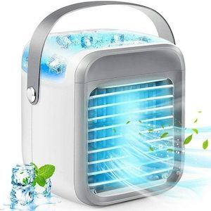 Rechargeable Portable Air Conditioner Evaporative Cooler Fan with 3 Speeds for H…