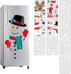 Snowman Fridge Magnets,Cute and Funny Snowman Fridge Stickers for Fridges, Garag…