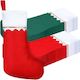 24 Pcs Felt Christmas Stockings 38CM Party Favors Stockings Xmas Decoration Stoc…