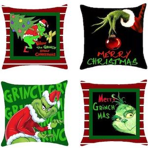 Christmas Pillow Covers 18x18 inch Set of 4 for Christmas Decorations Winter Xma…