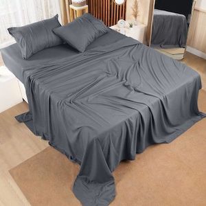 Bedding Sheets Set 4 Piece Bedding Brushed Microfiber Shrinkage and Fade Resista…