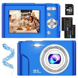 Digital Camera,1080P 48MP Camera with 32GB SD Card,2.4 Inch Digital Camera with …