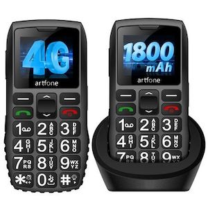 4G VoLTE Senior Basic Big Button Mobile Phones Elderly SOS Alarm Call Button,180…