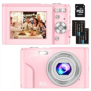 Digital Camera,1080P 48MP Camera with 32GB SD Card,2.4 Inch Digital Camera with …