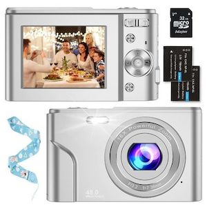 Digital Camera,1080P 48MP Camera with 32GB SD Card,2.4 Inch Digital Camera with …