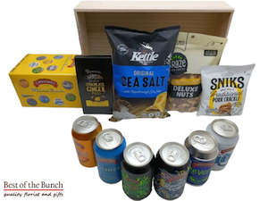 Gift Box 6 x Mixed Emerson's Craft Beers with Gourmet Snacks