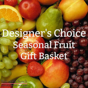 Designers Choice Seasonal Fruit Gift Basket